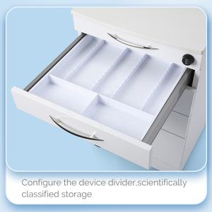 Mobile per Clinica Dentale con Piano in Quarzo e Quattro Cassetti in Acciaio Inossidabile - Product Image 4