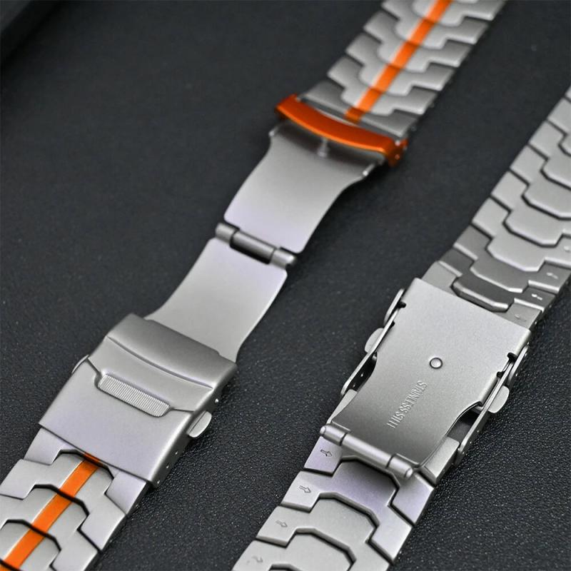 Quick Fit 26mm Steel Watch Strap for Garmin Fenix 8 51mm 7 7X 6 6X Pro Stainless Steel Watch Band for Garmin Fenix 3 5 5X Plus