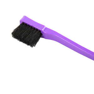 Juego de peines multiusos para peluquería, color morado, de dientes anchos, tamaño grande, para uso doméstico, cepillo de plástico para masaje y cejas con punta fina - Product Image 5