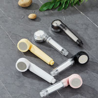 Douche à main haute pression économe en eau, type pluie, portable pour voyage, avec filtre en coton PP