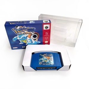 Blue Crystal Red Silver Yellow Green Gold Version with Tray Box <b>Game</b> Cartridge for N64 - Product Image 2
