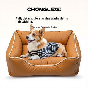 Wholesale OEM New <b>Cat</b> Dog Bed Luxury Waterproof Canvas <b>Cat</b> Wall Bed Sofa <b>Memory</b> Foam Pet <b>Cat</b> Dog Bed - Product Image 4