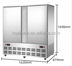 Congelador Vertical Comercial de Alta Eficiencia para Hoteles, 36 Bandejas, Doble Puerta, Sin Escarcha, 900L, Enfriador Rápido - Product Image 5