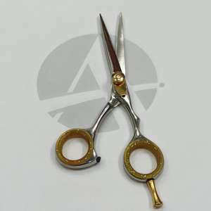 กรรไกรเล็มหนวดและเคราสแตนเลสแบบมืออาชีพสำหรับผู้ชายที่มีแหวนยาง - Product Image 2