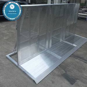 군중 통제를 위한 하이 퀄리티 직선 알루미늄/강철 모조 주차 장벽 - Product Image 1