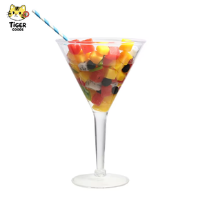 <span class=keywords><strong>Verre</strong></span> à martini en <span class=keywords><strong>plastique</strong></span> TGYW, résistant à la température, à <span class=keywords><strong>pied</strong></span> haut, le plus vendu - Product Image 1