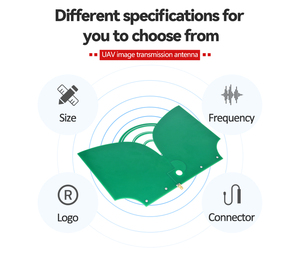 Antenne périodique logarithmique à bande ultra large à gain élevé 9dBi UWB LPDA 400MHz à 6000MHz - Product Image 5