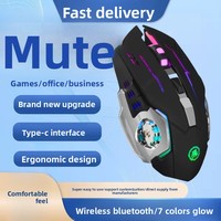 Souris de jeu sans fil Hot Wheels en stock, 1600 DPI, USB, ergonomique, silencieuse, rechargeable, lumineuse, adaptée aux ordinateurs portables