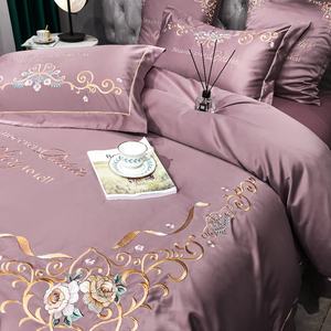 Parure <span class=keywords><strong>de</strong></span> lit en <span class=keywords><strong>soie</strong></span> douce et soyeuse 100% coton, housse <span class=keywords><strong>de</strong></span> couette chaude en microfibre <span class=keywords><strong>de</strong></span> luxe, ensemble <span class=keywords><strong>de</strong></span> 4 draps et taies d'oreiller - Product Image 3