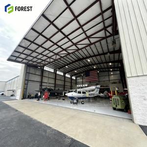 Estructura de Acero de Gran Envergadura, Económica y Confiable, Diseño de Marco de Portal para Hangar de Aviones Ligeros, Directo de Fábrica - Product Image 2