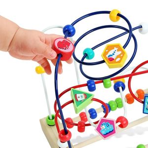 Juguete Educativo de Madera con Laberinto de Cuentas, Regalo para Niños y Niñas Pequeños - Product Image 5