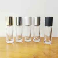 Mini-bouteilles de parfum de luxe 10 ml en verre épais, pressurisées, anti-fuite, avec bouchon transparent multicolore pour diffuseur à bâtonnets ZY