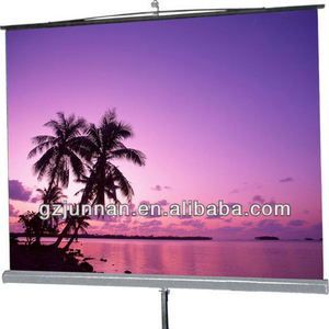Xách tay 100inch & 300inch màn hình máy chiếu Trắng vật liệu mềm phí<span class=keywords><strong>a</strong></span> trước và phí<span class=keywords><strong>a</strong></span> sau màn hình chiếu làm bằng nhự<span class=keywords><strong>a</strong></span> bền - Product Image 5