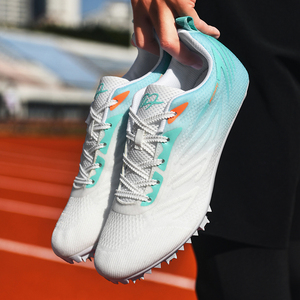 Personalizado Hombres y Mujeres Fútbol Zapatos para correr <span class=keywords><strong>Spikes</strong></span> al aire libre Unisex <span class=keywords><strong>Atletismo</strong></span> Correr Pista y campo Deporte <span class=keywords><strong>Spikes</strong></span> Zapatos - Product Image 3