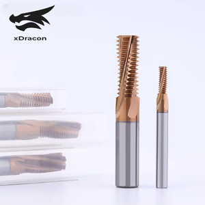 Xdracon Tùy Chỉnh 1/3/4 Răng Tungsten Carbide Chủ Đề End Mill Set HRc55 Chủ Đề Phay Cutter Cho Công Cụ CNC - Product Image 4