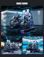 Máquina de Realidad Virtual YHY, Simulador de Conducción de Motocicletas 9D, Experiencia de Compras en un Centro Comercial, para 2 Jugadores, Gran Éxito de Ventas