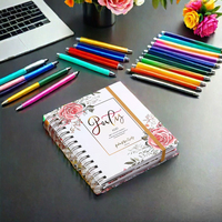 Impression personnalisée en gros de planificateur de prière, livre chrétien à spirale, journal de manifestation spirituelle guidé par la Bible pour femmes