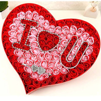 Fleur Artificielle NINI Rose Éternelle Rose Romantique Saint-Valentin Son Empreinte Personnalisée Savon Fleur Préservé Fait Main Écologique