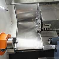 Mini tour à lit incliné horizontal 220v TCK36A, tour automatique avec contrôleur GSK, FANUC