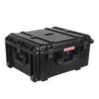 Valise à roulettes IP67 en gros, boîte à outils en plastique avec poignée rétractable