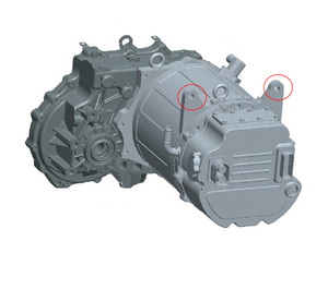 Moteur d'entraînement synchrone à aimants (PMSM) refroidi par eau 60KW 120KW 350VDC 3-1 pour voitures, 12000 tr/min, courant 450A, kit de conversion de voiture 60KW PM - Product Image 2