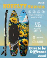 Planche de SUP gonflable ITAOSTAR N26 11'6"x35"x6" en matériau composite PE/PVC/EVA pour lacs et rivières, unisexe, 19,5 kg