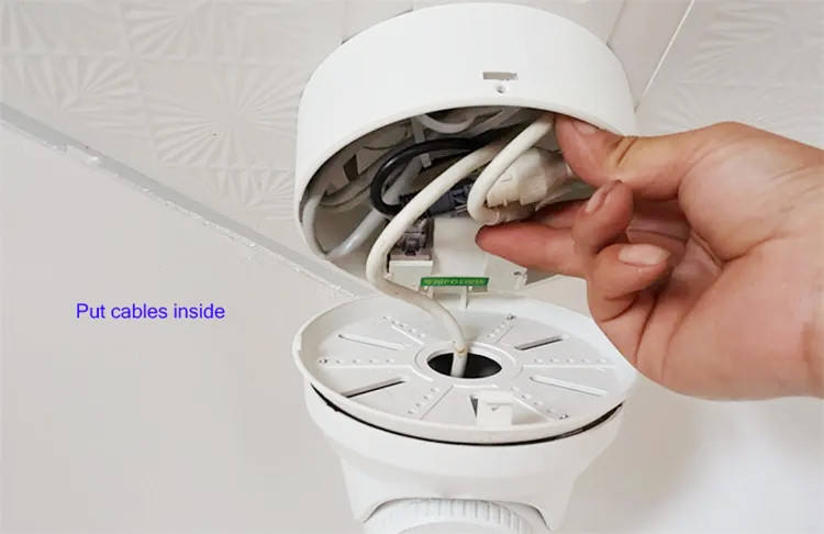 Universal Turret Dome CCTV Camera Bracket for Ceiling Mount Conceals ...