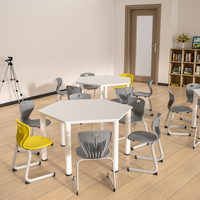 Chaise d'étude ergonomique avec dossier en plastique PP, idéale pour les bureaux, les conférences, les fêtes, les applications scolaires, chaise pour étudiants