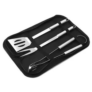 Accessoires <span class=keywords><strong>de</strong></span> barbecue <span class=keywords><strong>de</strong></span> haute qualité, <span class=keywords><strong>spatule</strong></span> en métal pour barbecue, ensemble <span class=keywords><strong>de</strong></span> 3 outils <span class=keywords><strong>de</strong></span> barbecue avec sac <span class=keywords><strong>de</strong></span> transport portable pour cuisine en plein air - Product Image 4