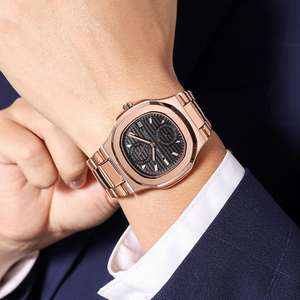 Skmei 2423 Montre-Bracelet de Mode Professionnelle pour Hommes, Quartz à Cadran Simple, Chronographe Sport Étanche - Product Image 6