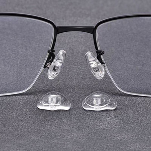 Atacado Óculos Espessados Multi-Angle Prisma Arc Nose Pads Almofadas Nariz De Silicone Comum Acessórios De Prescrição - Product Image 6