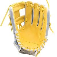 Nouveaux gants de baseball en denim et cuir style Drop Crown