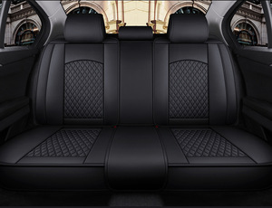 Housse de siège de voiture quatre saisons en cuir de sport Design de mode à usage universel pour housse de siège universelle ensemble complet - Product Image 4