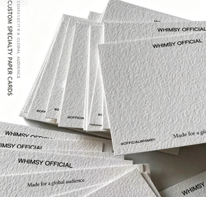 Servizio di Stampa di Biglietti in Cartoncino Texturizzato Premium Personalizzati per Ringraziamenti Aziendali con Logo - Product Image 2