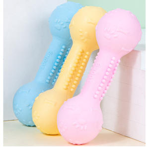 Juguete masticable de goma Pawmino para perros pequeños, 115*37mm, juguete duradero para entrenamiento al aire libre para cachorros y mascotas en dentición - Product Image 2