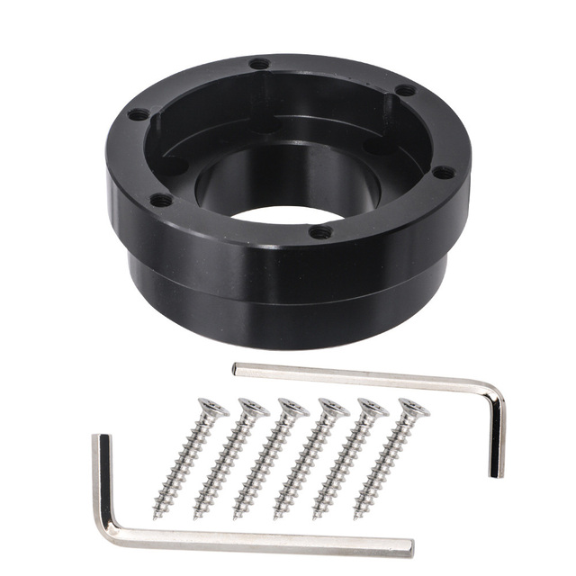 Aluminum CNC Steering Wheel Adapter Disk Fits Logitech G25/G27/G29/G920 Anti-Deformation Essential for Gaming Equipment Upgrade