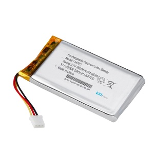 rechargeable long life time 3.7v 3800mah/114070 lithium polymer battery for LED lighting equipment