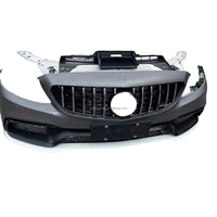 Pour Mercedes-Benz Classe C W205, pare-chocs avant d'occasion, diffuseur de calandre, ventilateur C63AMG, kit enveloppant, plastique ABS, kit carrosserie pour mise à niveau de voiture