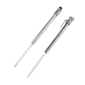 Manómetro de Neumáticos de Lectura Fácil 0-3.5kg 5-50PSI con Cabezal de Sujeción para Medición de Presión de Neumáticos de Motocicleta y Bicicleta - Product Image 1