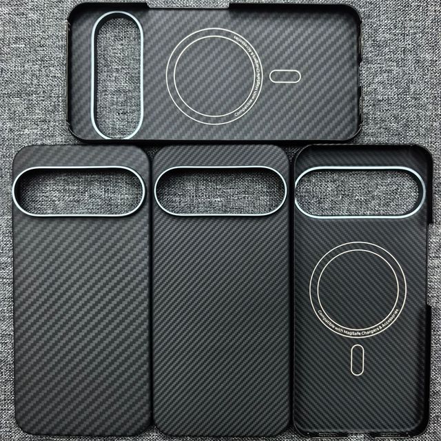 Ultra Thin Real Carbon Fiber Phone Case Slim Lightweight Protective Cover for Google Pixel 11 11 Pro 11 Pro XL