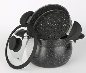 <span class=keywords><strong>Couscoussier</strong></span> marocain à <span class=keywords><strong>induction</strong></span> en aluminium, forme perle, 2 niveaux - Product Image 1