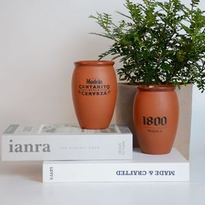Taza de Cerveza de Cerámica OEM ODM, Nueva Taza Creativa con Relieve Vintage, Hecha a Mano en México, Taza de Barro para Beber con Logotipo Personalizado - Product Image 3