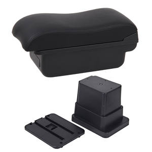 กล่องเก็บของที่วางแขน Vtear ABS พร้อมช่อง USB และที่วางแก้ว สำหรับรถยนต์มิตซูบิชิ เอ็กซ์แพนเดอร์ ปี 2015-2019 อุปกรณ์เสริมสำหรับจัดเก็บภายในรถยนต์ด้านหน้า - Product Image 1