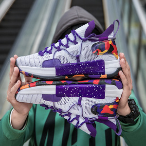 Zapatillas de entrenamiento de baloncesto profesionales para hombre, zapatillas de baloncesto de talla extra grande, zapatillas deportivas informales para estudiantes, zapatillas para correr - Product Image 5