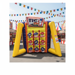 Juego Inflable Gigante de Tres en Raya de PVC para Exteriores, <span class=keywords><strong>Juegos</strong></span> de Lanzamiento, Equipamiento para Parques, Entretenimiento Deportivo, <span class=keywords><strong>Juegos</strong></span> de Carnaval EN14960 - Product Image 1