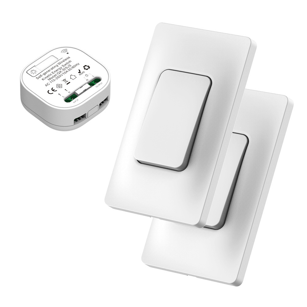 American Standard Smart Wireless <strong>Remote</strong> <strong>Control</strong> <strong>Switch</strong> 16A 240V <strong>100m</strong> <strong>Range</strong> IP44 Waterproof Battery Operated No Wiring Required