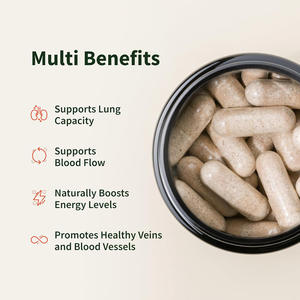 Kapsul Booster oksida nitrat OEM yang mengandung l-arginine dan l-citrulline dan Ginseng untuk pertumbuhan otot dan sirkulasi - Product Image 4