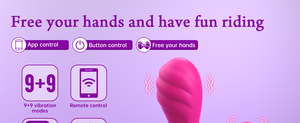 9 + 9 modları yetişkin oyuncaklar seks oyuncakları oturmak APP uzaktan kumanda ile Clit Anal g-spot vibratör külot giyilebilir vibratör - Product Image 6