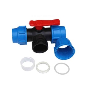 Raccord en T en MDPE de 25 mm pour vanne à boisseau sphérique à 3 voies – Vanne d'arrêt en plastique en forme de T - Product Image 3
