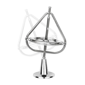 ของตกแต่งตั้งโต๊ะรูปไจโรสโคปโลหะหลากสีสัน ของเล่นคลายเครียด รุ่นเคลื่อนไหวได้ตลอดเวลา ของตกแต่งสร้างสรรค์สำหรับวัยรุ่น - Product Image 3